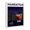 Stupell Industries Retro Manhattan Cocktail Cityscape Canvas, design by Brett Blumenthal